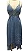 R.Vivimos Women Summer Spaghetti Straps Sexy V neck Dress