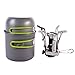GkGk Camping Stove Bundle with Accessories, Grey (4 Items)