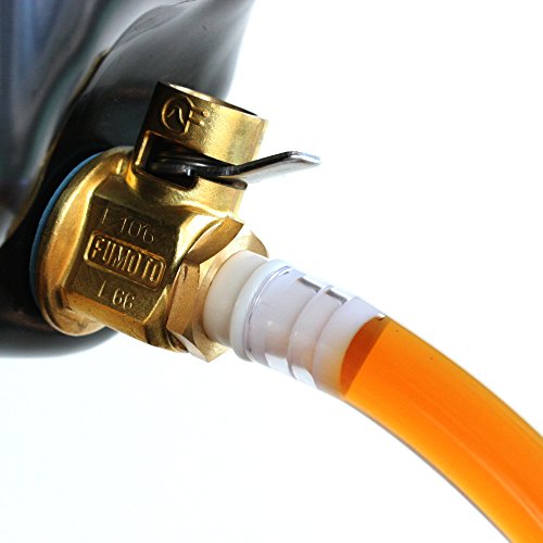 F104S: FUMOTO VALVE W/SHORT NIPPLE M18-1.5 THREADS
