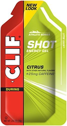 Clif Shot CL-17628 Energy Gel Citrus,1.2 Ounce Packet (Pack of 24) by Clif Shot