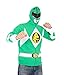 Power Rangers I Am Green Ranger Adult Full Zip Costume Hoodie (Adult Large)