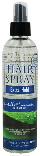 Mill CreekBotanicals Extra Hold Hair Spray - 8 Oz, 3 Pack (Image May Vary)