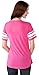 Disney Adult Junior Fashion Football Tee Minnie Mouse 28 Pink (X-Large)