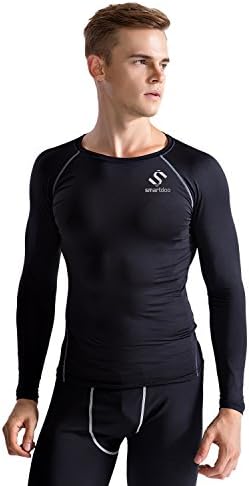 Compression Baselayer Long Sleeve (Shirt Gray Black, M)
