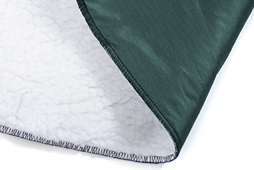 image for ComfortFinds Wheelchair Winter Poncho – Warm Sherpa Lining - Adult E