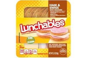 OSCAR MAYER AT THE NEIGHBORHOOD CORNER STORE OSCAR MAYER LUNCHABLES HAM & SWISS CHEESE WITH CRACKERS 3.2 OZ PACK OF 5