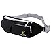 Stifter Premium Cotton Fanny Pack, Waterproof Waist Bag Pack for Man Women Outdoors Travelling Climbing, 1.5L Capacity, 5 Pockets, Modern Looking, Adjustable Belt (Black)
