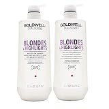 Goldwell Dual Senses Blondes & Highlights Conditioner and Shampoo 25.4 Oz