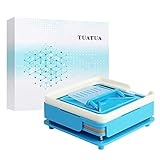 TUATUA Second Generation Empty Capsule Plates Holder with Spreader, 100 Holes 0# Vitamins Coffee Powder Manual Filling Capsules Tool