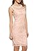 Acevog Women's Elegant Floral Sleeveless Lace Cocktail Evening Dress (XX-Large, Pink)