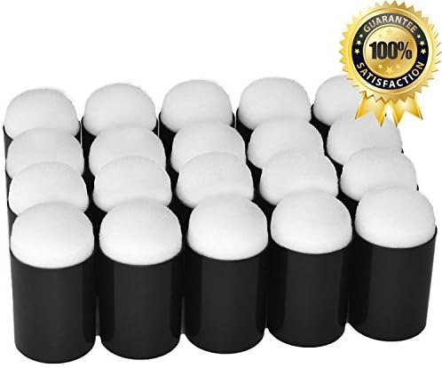 Apple House Crafts Sponge Dauber Sets of 10, 20, 30, 40 or 50 for Ink, Paint, Chalk Crafts (20 Pack)