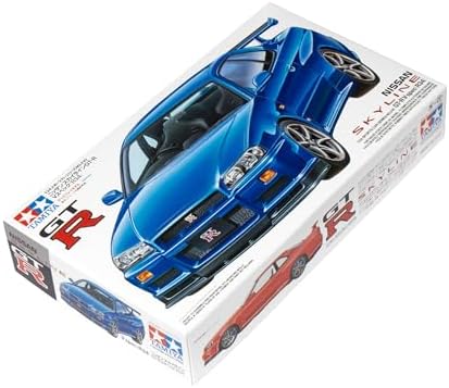 Amazon.com: Aoshima URAS ER34 Skyline Type-R '01 Nissan 1:24 Scale