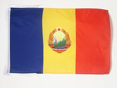 AZ FLAG, Socialist Republic of Romania 1947-1989 Flag, 18'' x 12''
