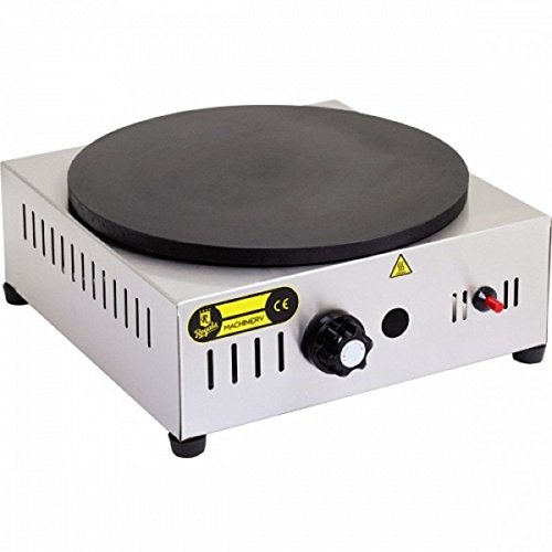 Non-Stick TEFLON COATED COOKER 16 '' 40 cm Commercial PROPANE GAS Crepe Pancake Griddle Maker PROFESSIONAL Machine PROPAN ( LPG )