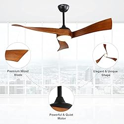 Sofucor 52'' Ceiling Fan with Lights Remote