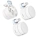 Veetop Upgraded Wall Mount for Google WiFi - Outlet Bracket Holder Stand for Google Mesh WiFi Routers System, Prefect for Saving Space and Reducing Cord Clutter (White/3 Pack)