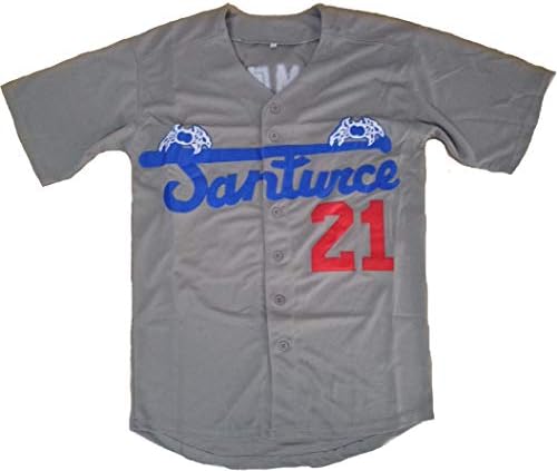 Santurce Crabbers #21 Roberto Clemente Puerto Rico Baseball Jersey White