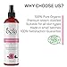 Ecla Skin care Rose Water Toner (4oz/120ml) - 100% Pure Moroccan Rosewater Facial Toner - Organic Rose Water Mist Fragrance Free & Alchohol Free for All Skin Types - Soothes, Calms & Hydrates Skin