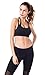 QUEENIEKE Women's Light Support Double-T Back Wirefree Pad Yoga Sports Bra Size L Color Black Pro