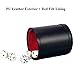 Dice Cup with 5 Dices, Bagent PU Leather Felt Lined Professional Mini Dice Shaker Cup Set for Yahtzee / Craps / Backgammon or other Dice Games (RR-08)