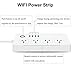 WiFi Smart Power Strips Compatible with Alexa& Google Home, No Hub Required, Knaclean Smart Surge Protector Outlets with 4 USB Ports and 4 AC Plugs Socket Supports SmartLife & Echo/ Google Control
