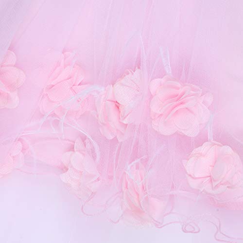 Si Rosa By Hopscotch Elegant Frilled High Low Party Dress