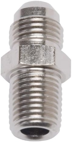 Edelbrock 660491 Endura -8AN Flare to 1/2" Pipe Straight Adapter