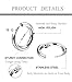FIBO STEEL 6 Pairs Stainless Steel Cartilage Hoop Earring for Men Women Small Endless Hoop Earring Huggie 18G 10mm Hoop Earrings