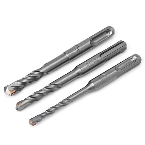 Because0f 3 Pcs 110mm SDS Round Shank Electric Hammer Impact Drill Bit