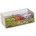 WEWILL Adorable Mini Vibrant Colors Easter Chicks - Box of 12 Party Decoration Easter Egg Bonnet Decoration Plush Chicks 1-Inch (Style 1)