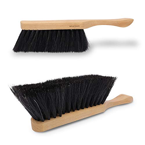 WALDKRAFT Handfeger Schweifhaar schwarz 30 cm | Hand-Besen aus Buchenholz FSC 100% | Kehrbesen Made in Germany (1… – Bild 3