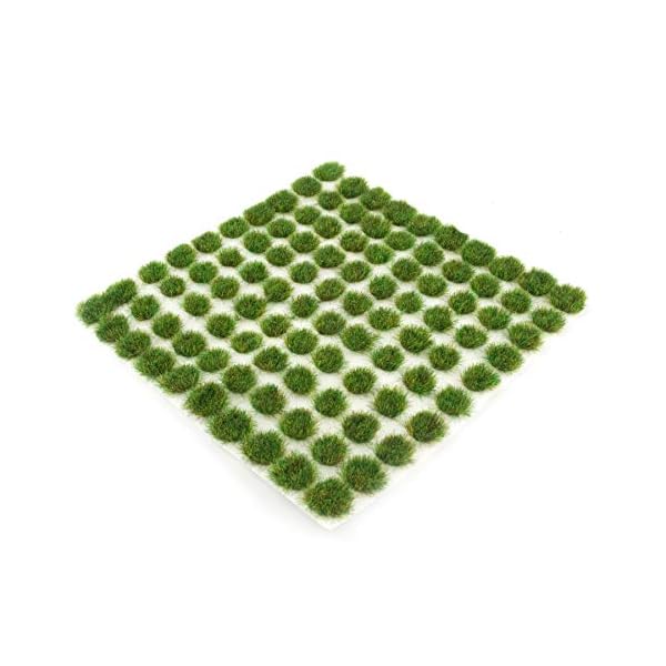 War World Scenics 4mm Sommer Selbstklebende Statische Grasbüschel x 100 - Modellbau Modellbahn Landschaftsbau Diorama… – Bild 3