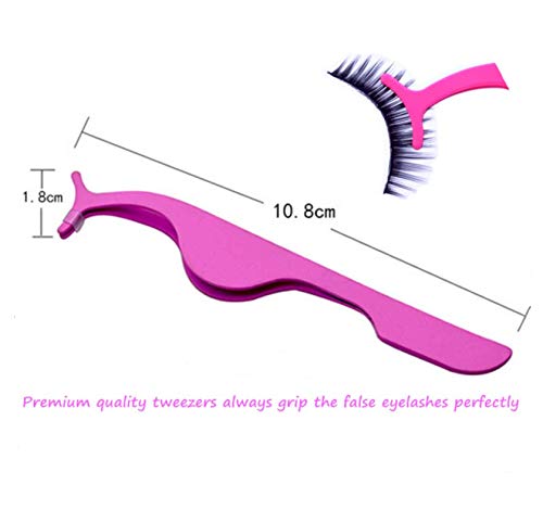 UPZHIJI Eyelash Curler, Beauty Eye Lashes, with FREE Silicone Refill Pads and FREE False Eyelashes Tweezers.Fits All Eye Shapes