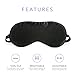 Sol Wellness Natural Silk Sleep Mask & Blindfold - Single Strap Super-Soft Silk Eye Mask