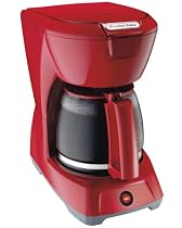 Proctor-Silex 12 Cup Coffeemaker, Red (43603)