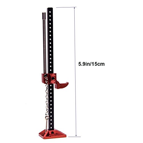 LAFEINA Metal Slideable Lifting Jack Tool for 1/10 RC Rock Crawler Axial SCX10 Tamiya CC01 RC4WD D90 D110 TF2 RC Truck Car Parts