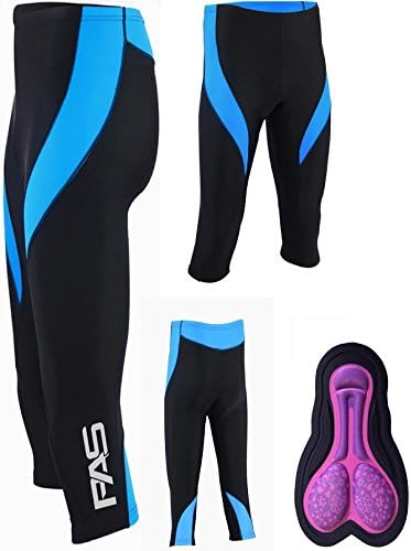 ProAthletica Ladies Padded 3/4 Tights For Cycling Yoga Gym & Fitness Exercise