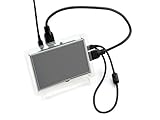 Waveshare 5inch TFT Resistive Touch Screen LCD Display Module HDMI Interface for All Version of Rapsberry pi(Pi 2) & Banana pi & Beaglebone Black Provide Images With Clear Bracket Case