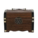 Gessppo Wooden Piggy Bank Safe Money Box Savings with Lock Wood Carving Handmade Money Box for Kids Boys Girls and Adults Gift