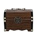 Gessppo Wooden Piggy Bank Safe Money Box Savings with Lock Wood Carving Handmade Money Box for Kids Boys Girls and Adults Gift