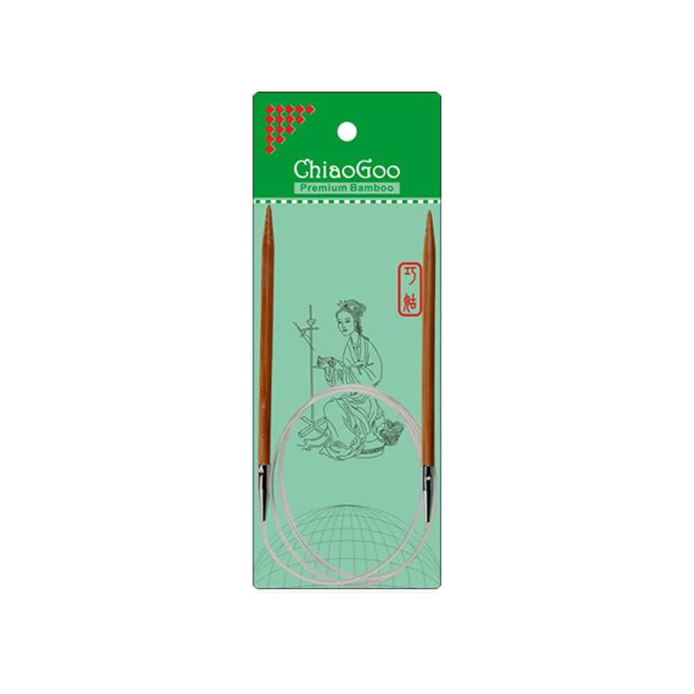 ChiaoGoo Circular Needle Bamboo 80cm 5.00mm Patina - 1pc