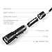 Albrillo LED Tactical Flashlight Bright 400 Lumens, Zoomable Waterproof Flashlights, 5 Modes, Adjustable Focus, Outdoor Handheld Torch Light