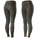 HORZE Women's Ella Pull-On Knee Patch Tights