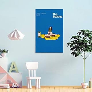 XYDQ Poster sur toile The Beatles Yellow Submarine – Art mural – Impression moderne – Décoration de chambre de famille… - Les Beatles, Paul McCartney, John Lennon, RIngo Starr, George Harrison XYDQ Poster sur toile The Beatles Yellow Submarine - Art mural - Impression moderne - Décoration de chambre de famille… – Image 4