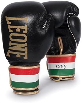 Leone 1947 Boxing Gloves Italy Leather MMA Muay Thai Kick Boxing K1 Karate Training Punching Gloves