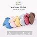 Baby Winter Mittens Kids Waterproof Warm Ski Mittens(4-48M) (pale pink (reverse side: pomegranate pink))