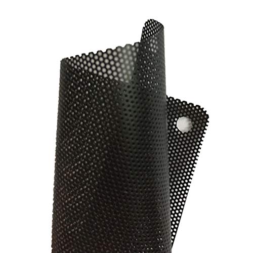 Maxmoral 5pcs 12cm PC Fan Dust Filter Black PVC Dustproof Mesh Cover Guard for Computer Cooler Fan Case