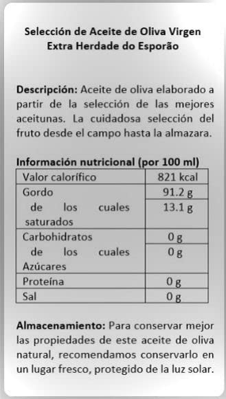 Azeite de Oliva Extra Virgem Herdade do Esporão Selecção 500ml