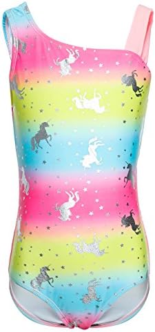 DAYU Swimwear for Girls Pegasus/Mermaid/Rainbow Rainbow Print Swimsuit Swimwear Kids Baby Beachwear 6-14