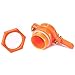 Honey Lake 2 Pack Honey Gate Valve for Extractor, Orange Durable Nylon Honey Extractor Tap - Beekeeping Supplies Beekeeping Tools